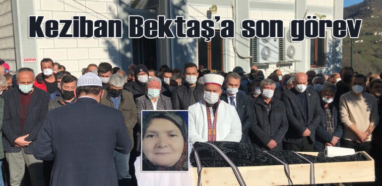 Kezban Bektaş’ın cenazesi Üzümözü Mahallesi’nde toprağa verildi