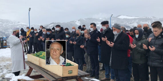 Şaban Ataman’ın cenazesi Karakaya Mahallesi’nde toprağa verildi