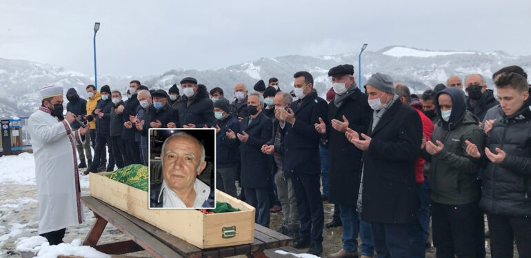 Şaban Ataman’ın cenazesi Karakaya Mahallesi’nde toprağa verildi