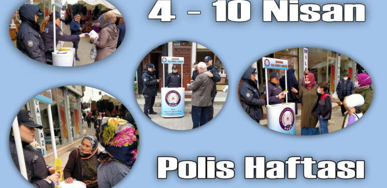 Polis vatandaşlara uyarıcı broşür dağıttı