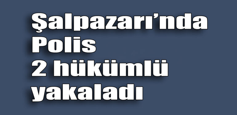 Haklarında kesinleşmiş hapis cezası bulunan 2 kişi polis tarafından yakalandı