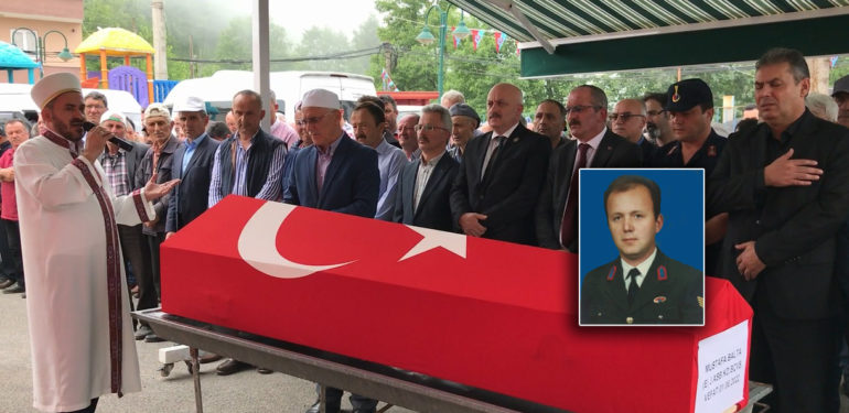 E. J. Astsb. Kd. Bşçvş. Mustafa Balta Geyikli’de son yolculuğuna uğurlandı