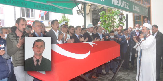 P. Uzm. Çvş. Orhan Özcan Şalpazarı’nda ebediyete uğurlandı