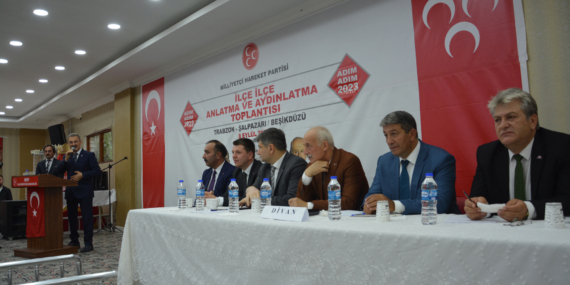 MHP Şalpazarı’nda Anlatma ve Aydınlatma Toplantısı düzenledi