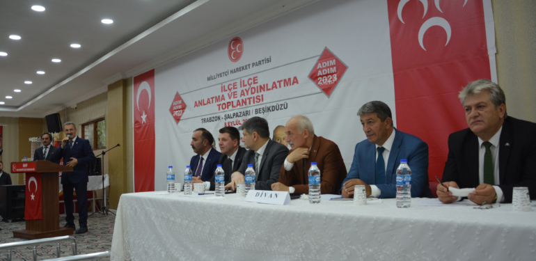 MHP Şalpazarı’nda Anlatma ve Aydınlatma Toplantısı düzenledi