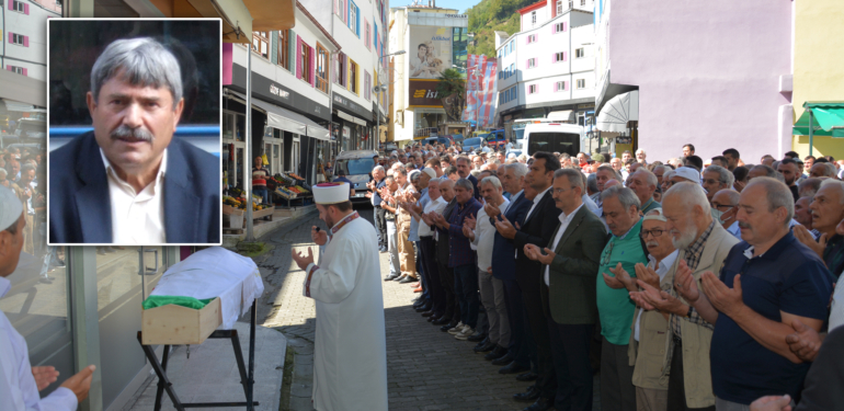 Şalpazarı’nın eski dolmuş simsarı Gencağa Çakır ebediyete uğurlandı