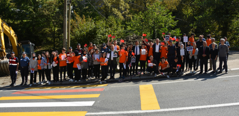 Şalpazarı’nda Trafikte Yaya Önceliği etkinliği gerçekleştirildi