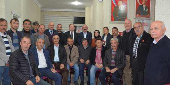 AK Parti’den, MHP İlçe Başkanı Mustafa Koç’a hayırlı olsun ziyareti