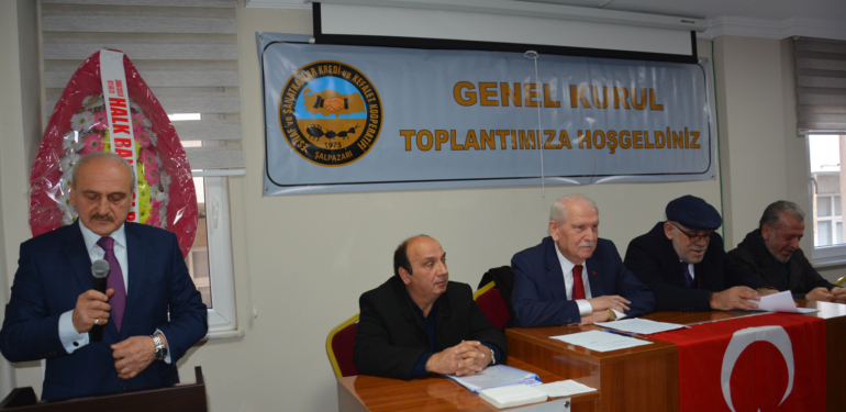 Murat Yılmaz Şalpazarı Esnaf ve Sanatkarlar Kredi ve Kefalet Koop. Başkanlığı’na yeniden seçildi