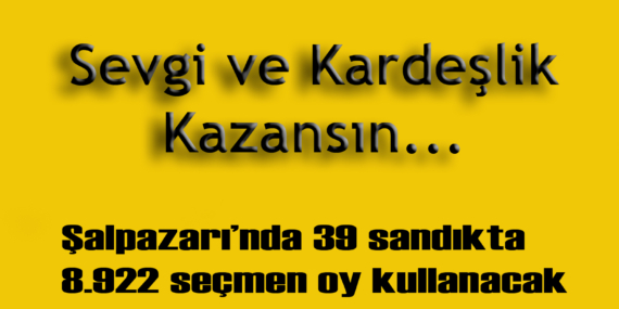Türkiye yarın Cumhurbaşkanlığı ve Milletvekili Genel Seçimleri için sandık başına gidiyor