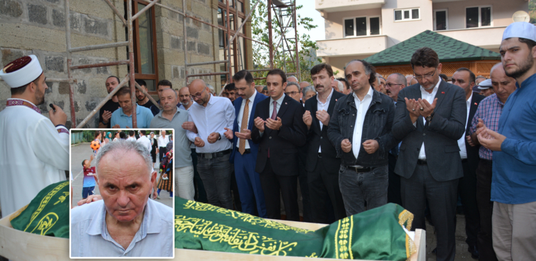Emekli Öğretmen Şükrü Üçüncü’nün cenazesi Düzköy Mahallesi’nde toprağa verildi