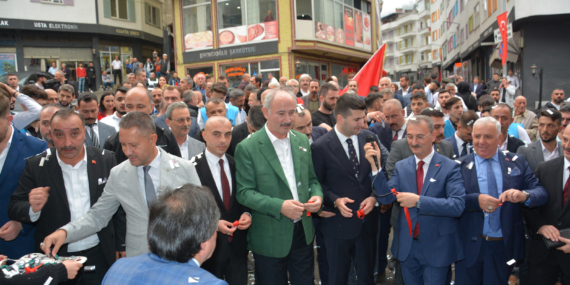 Şalpazarı Ülkü Ocakları yeni binası görkemli törenle hizmete açıldı