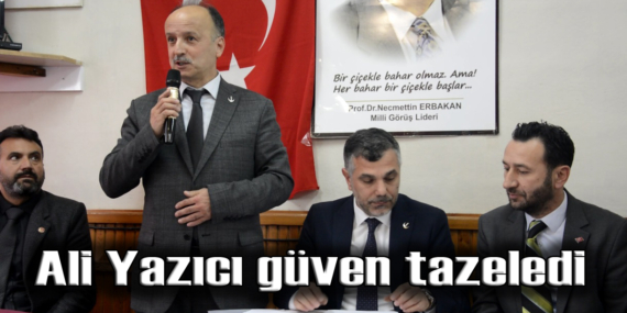 Ali Yazıcı: Şalpazarı’nda kravat siyasetine son vereceğiz