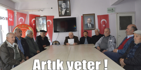 CHP Şalpazarı İlçe Teşkilatı basın açıklaması yaptı: ACIMIZ BÜYÜK