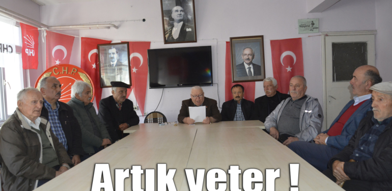 CHP Şalpazarı İlçe Teşkilatı basın açıklaması yaptı: ACIMIZ BÜYÜK