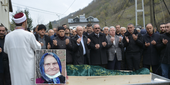 Şükriye Özen’in cenazesi Üzümözü Mahallesi’nde toprağa verildi