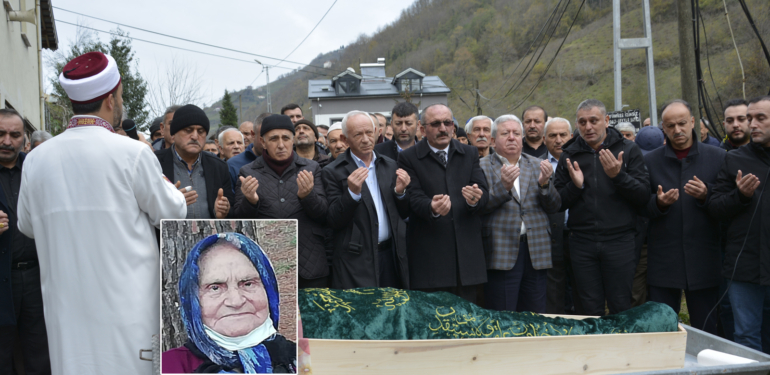 Şükriye Özen’in cenazesi Üzümözü Mahallesi’nde toprağa verildi