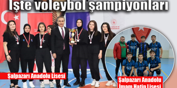 Kızlarda Anadolu Lisesi, Erkeklerde Anadolu İmam Hatip Lisesi şampiyon oldu