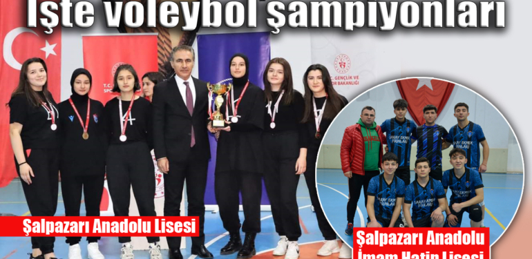 Kızlarda Anadolu Lisesi, Erkeklerde Anadolu İmam Hatip Lisesi şampiyon oldu