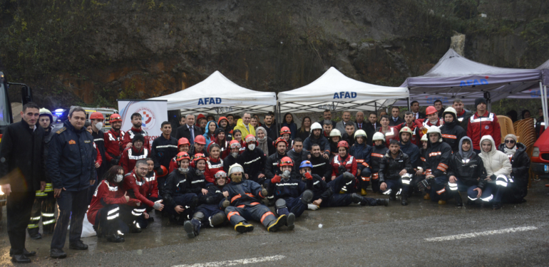 Şalpazarı MYO’nun Afet Tatbikatı nefes kesti