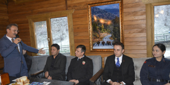 Şalpazarı İlçe J. K. Mustafa Karakuş veda yemeği ile uğurlandı