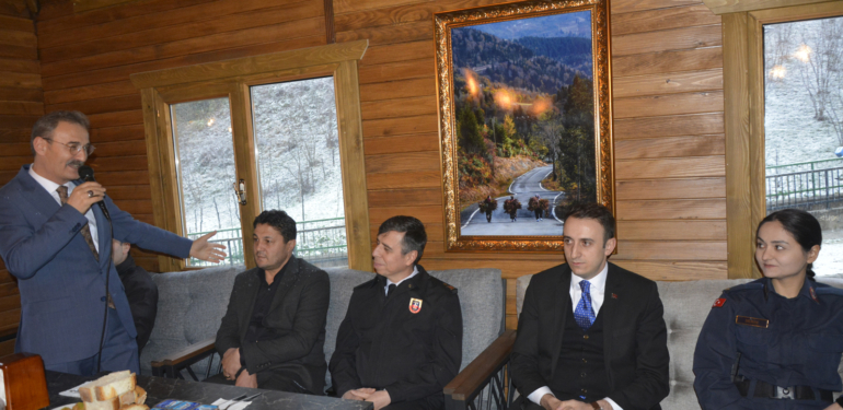 Şalpazarı İlçe J. K. Mustafa Karakuş veda yemeği ile uğurlandı