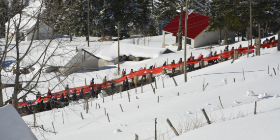 Sarıkamış Şehitlerimizi Sis Dağı’na yürüyerek andık