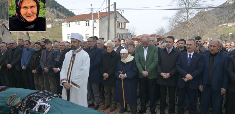 Sayvançatak Mahallesi Muhtarı Ali Kalay’ın vefat eden annesi Ayşe Kalay dualarla ebediyete uğurlandı