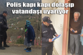 polis vatandaslari uyardi