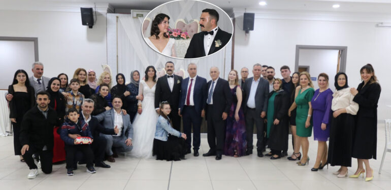 Şalpazarılılar Melike Keskin – Furkan Başgöl çiftinin düğününde buluştu