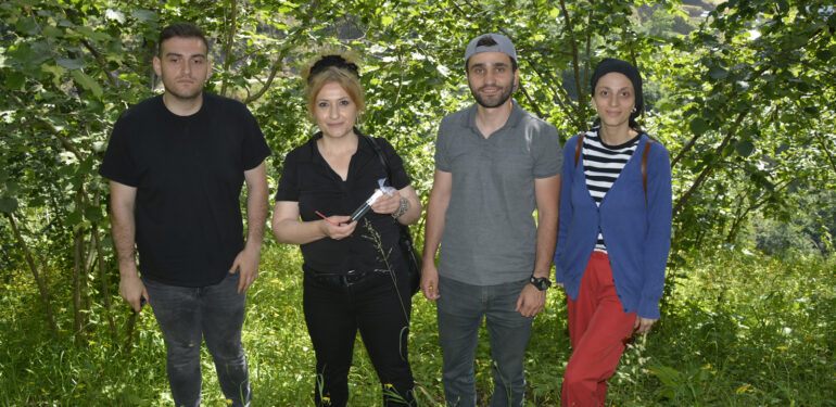 Şalpazarı’nda kahverengi kokarca zararlısına karşı doğaya Samuray arısı salındı