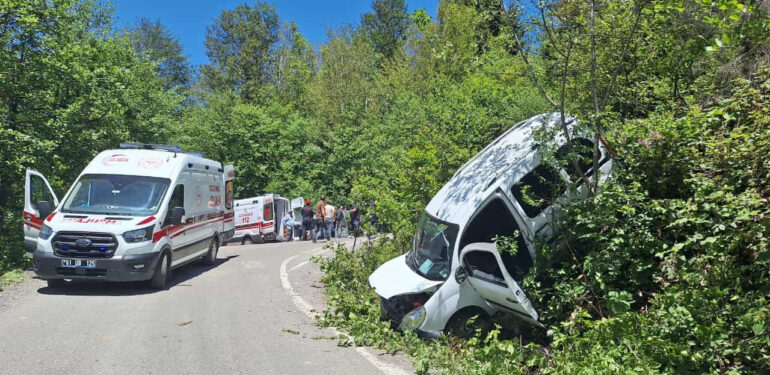 Sis Dağı yolunda meydana gelen kazada 9 kişi yaralandı