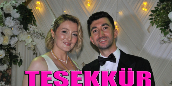 Mutluluğumuzu paylaşan herkese teşekkür ediyoruz