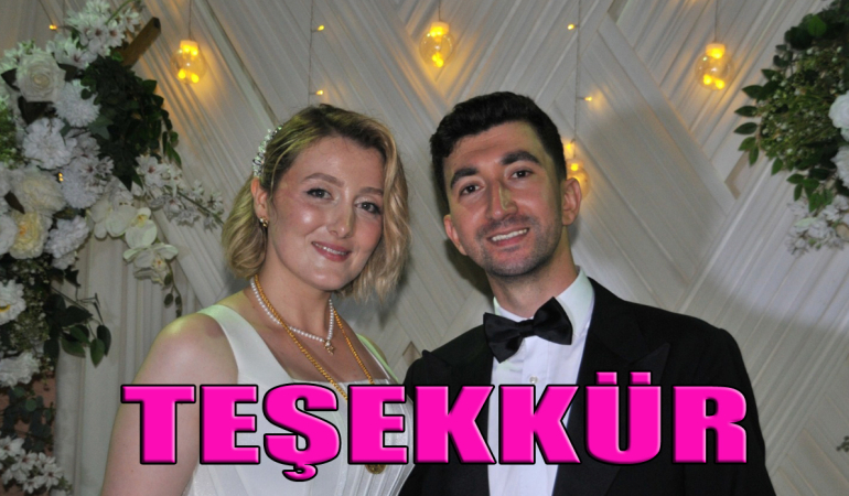 Mutluluğumuzu paylaşan herkese teşekkür ediyoruz